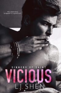 Vicious by L.J. Shen book cover – enemies to lovers contemporary romance novel
