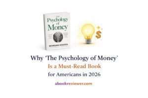 The Psychology of Money book by Morgan Housel explaining financial mindset and wealth habits