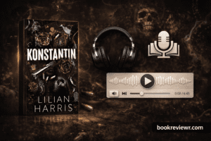 Konstantin novel cover showing dark and intense mafia romance theme