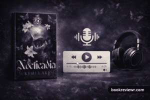 Nocticadia game cover with dark academia aesthetic and eerie atmosphere