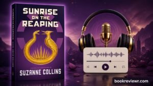 Sunrise on the Reaping book cover with Panem background theme