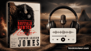 Cover art of The Buffalo Hunter Hunter by Stephen Graham Jones with dark atmospheric horror theme