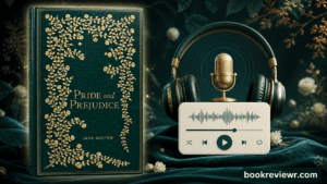 Pride and Prejudice book cover with classic romantic theme by Jane Austen